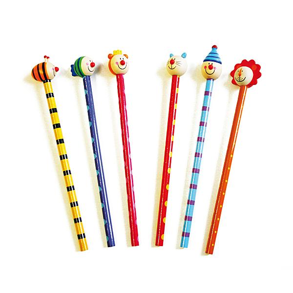 Bleistift mit Tierkopf, 1 Stück